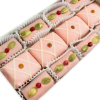 IN THE PINK. FOR ANGELIC» APPLE PASTILA SWEETS IN PINK CHOCOLATE WITH GOLDEN PUMKIN SEEDS